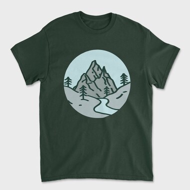 Nature Scenery 1, Unisex Men's T-Shirt
