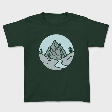 Nature Scenery 1, Kids' T-Shirt