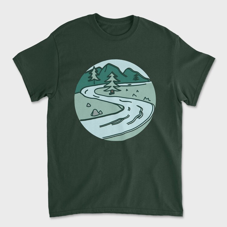 Nature Scenery 4, Unisex Men's T-Shirt