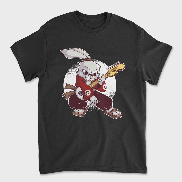Samurai Rabbit, Unisex Men's T-Shirt