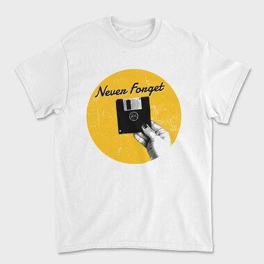Retro Never Forget, Unisex Men's T-Shirt