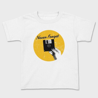 Retro Never Forget, Kids' T-Shirt