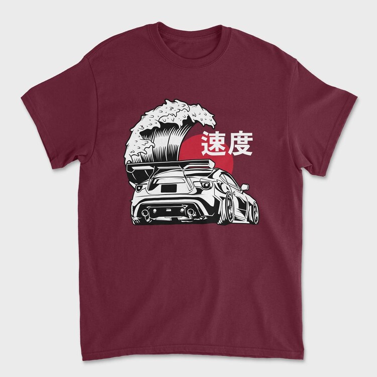 Wave Car, Унисекс Мъжка Тениска