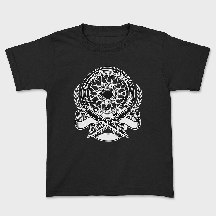 BBS WHEELS, Kids' T-Shirt