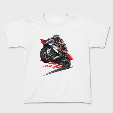 BMW S1000RR Wheelie, Kids' T-Shirt