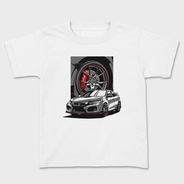 CIVIC TURBO, Kids' T-Shirt