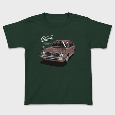honda civic 1978, Kids' T-Shirt