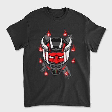 Oni Helmet, Unisex Men's T-Shirt
