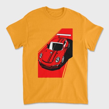 Porsche Gt3 Rs, Унисекс Мъжка Тениска
