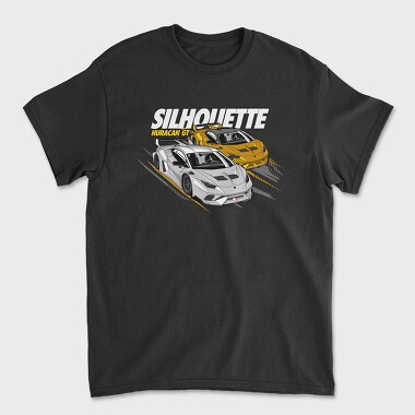Silhouette Huracan, Unisex Men's T-Shirt