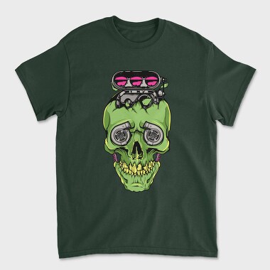 Skull Piston 2, Unisex Men's T-Shirt