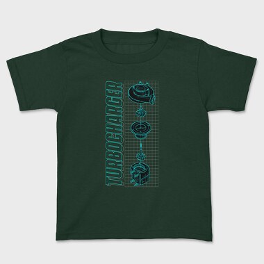 Turbocharger, Kids' T-Shirt