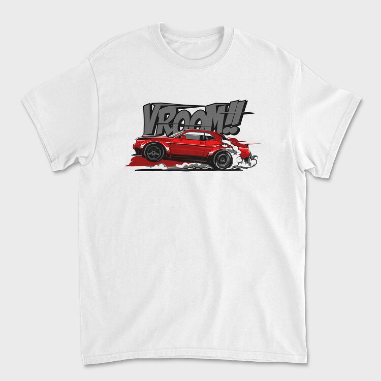 VROOM, Унисекс Мъжка Тениска