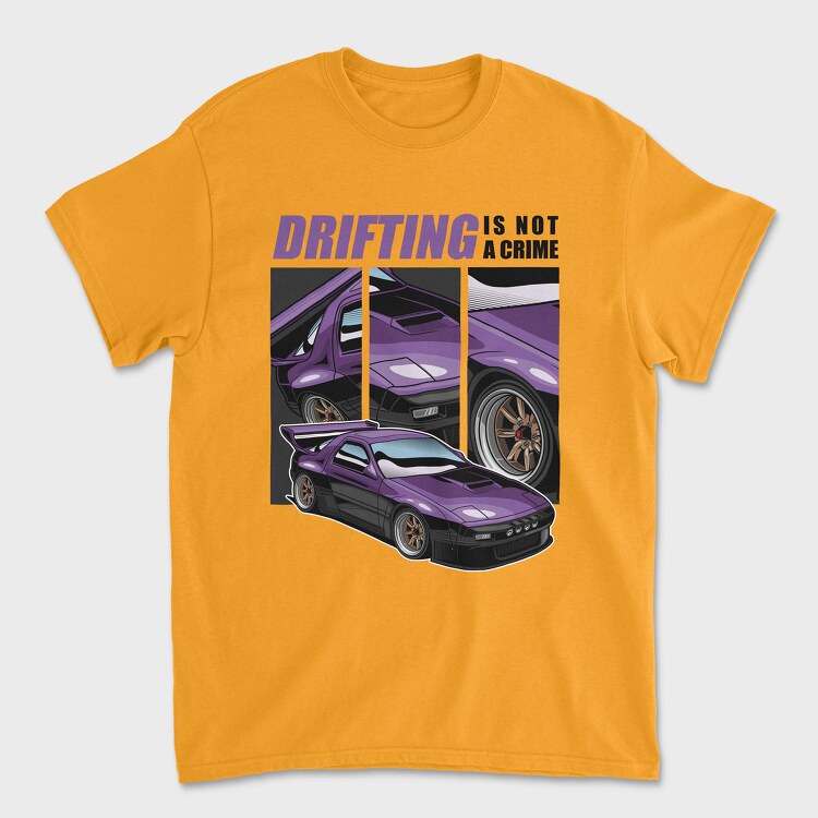 Drifting Is Not a Crime, Unisex Men's T-Shirt