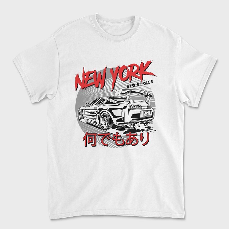 Supra Street Racing, Унисекс Мъжка Тениска