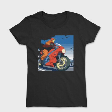 Anime Style Bike Rider, Women's T-Shirt