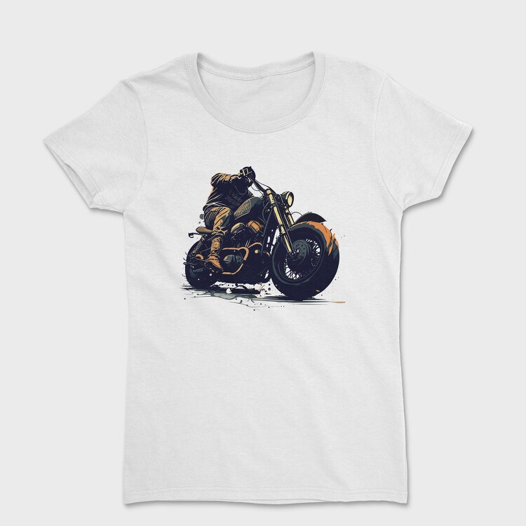 Classic Motorcycle Rider, Women's T-Shirt