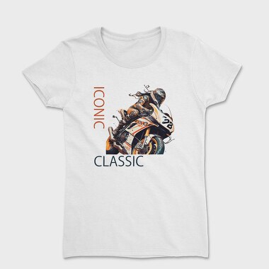 Racing Motorcycle Manga Style Iconic Classic, Women's T-Shirt