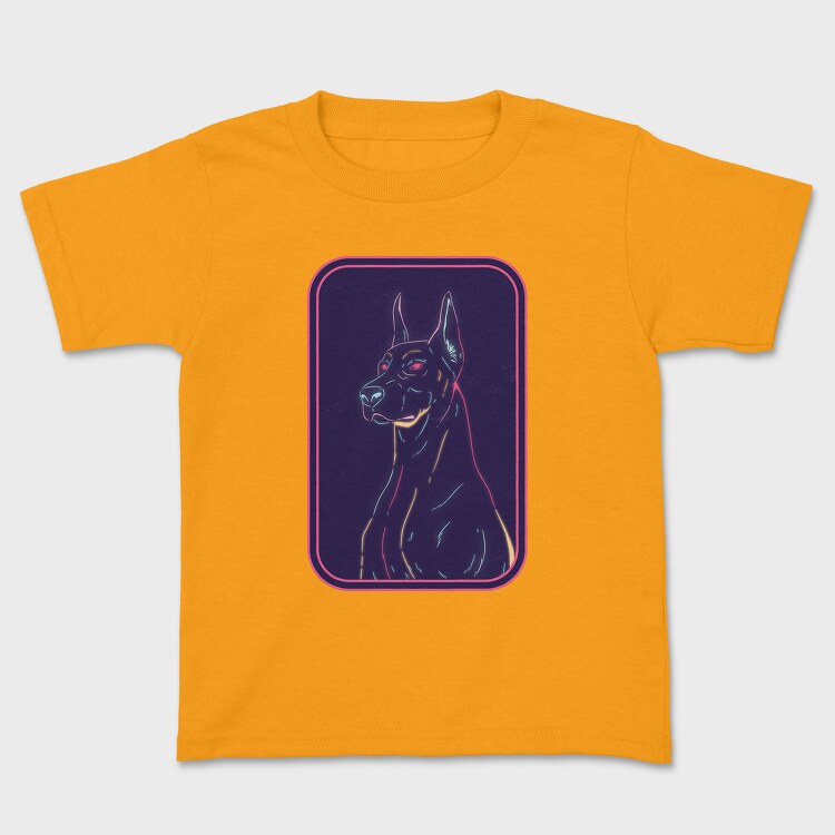 Doberman Dog, Детска Тениска