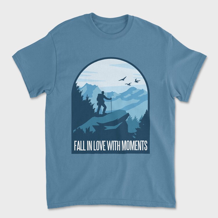 Fall In Love With Moments, Unisex Men's T-Shirt
