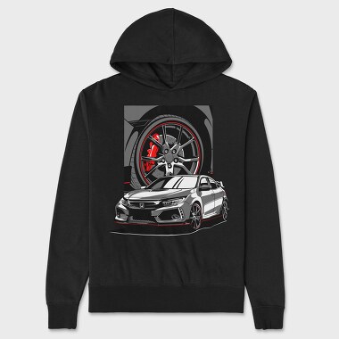 CIVIC TURBO, Unisex Men's Hoodie