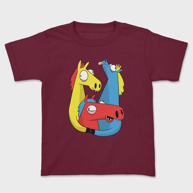 Crazy Horses, Kids' T-Shirt