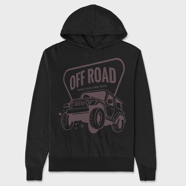 Off Road, Unisex Men's Hoodie