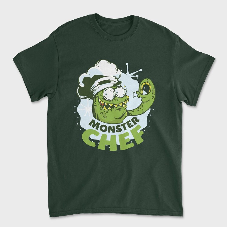 Monster Chef, Унисекс Мъжка Тениска