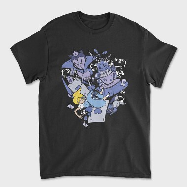 Alice Wonderland, Unisex Men's T-Shirt