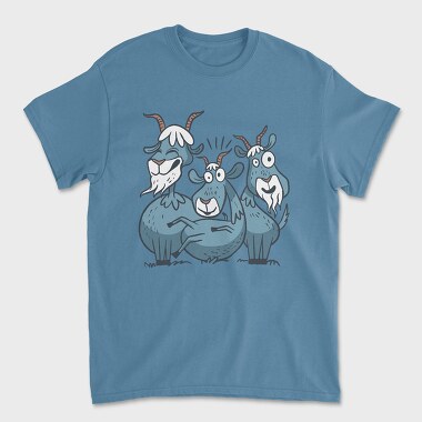 Crazygoats, Unisex Men's T-Shirt