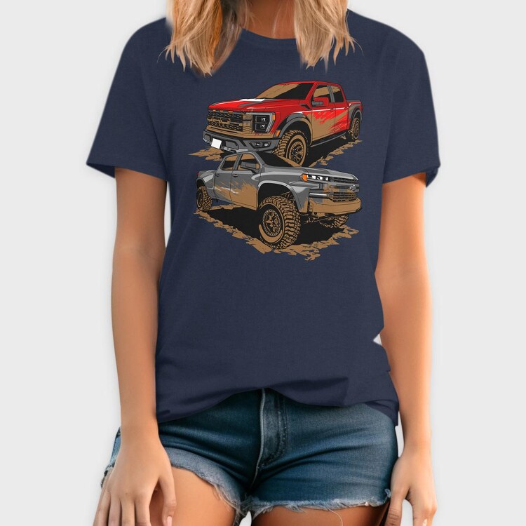 Quad Bike Illustration, Unisex Men's T-Shirt