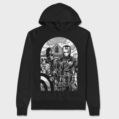 American Civil War, Unisex Men's Hoodie