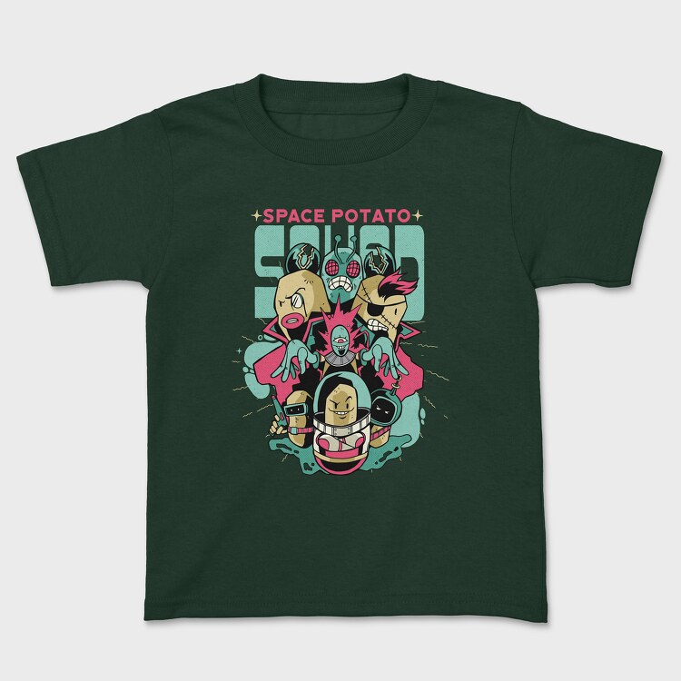 Space Potato Squad, Kids' T-Shirt