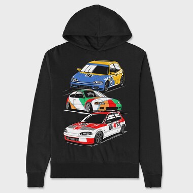 EG6 Legends, Unisex Men's Hoodie