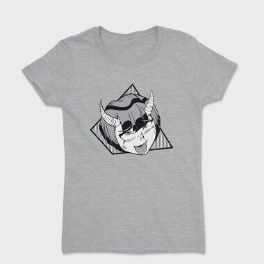 Demon Girl Face, Women's T-Shirt