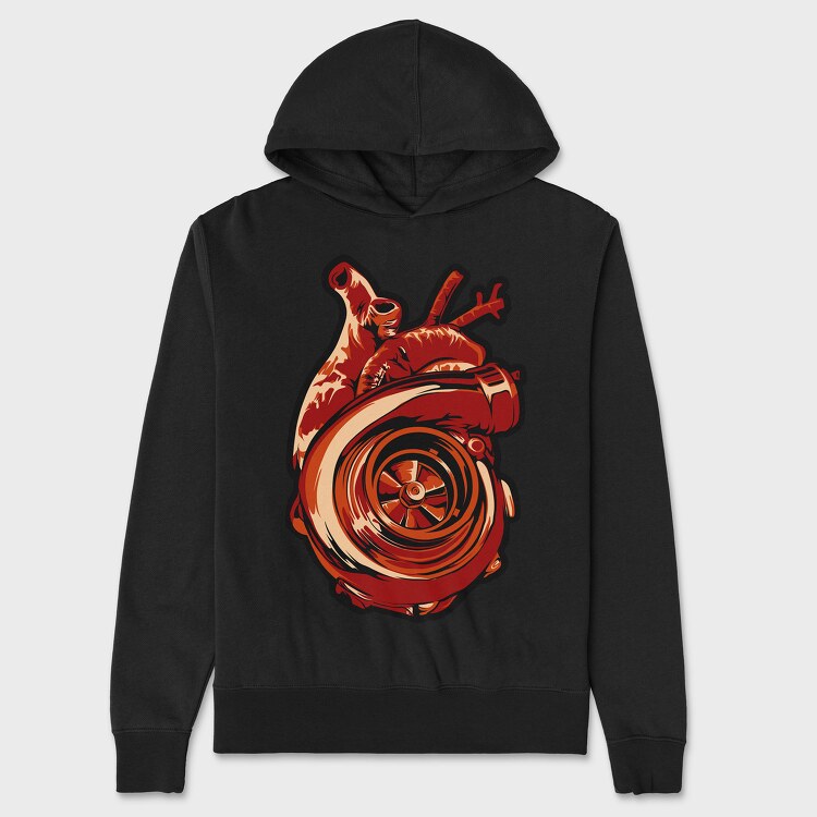 TURBO HEARTS, Унисекс Мъжко Суичър