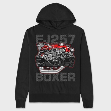 EJ257 BOXER, Unisex Men's Hoodie