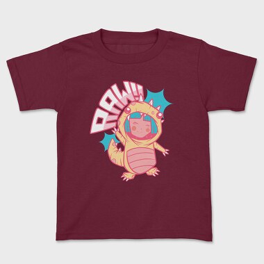 Anime Dino Suit, Kids' T-Shirt