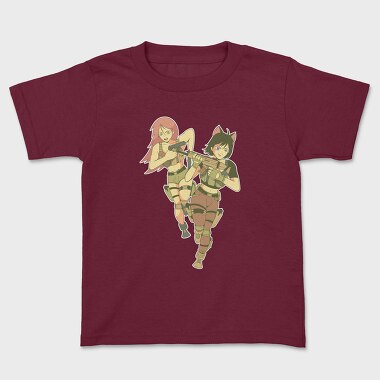 Girls Soldiers, Kids' T-Shirt