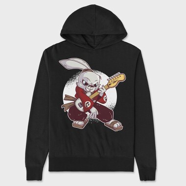 Samurai Rabbit, Unisex Men's Hoodie