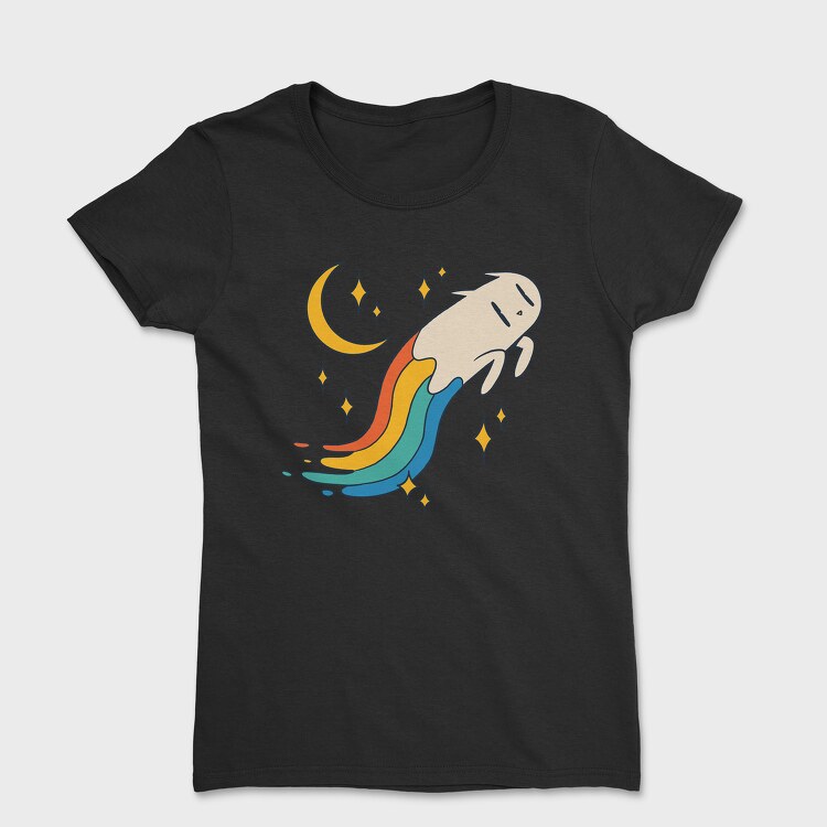 Flying Cat Rainbow, Дамска Тениска