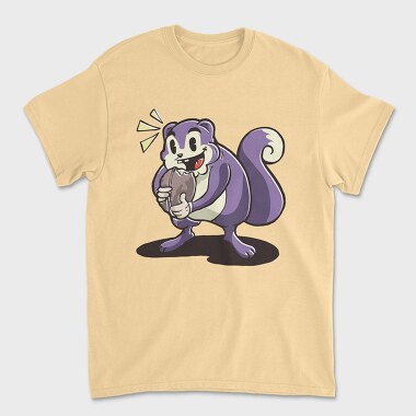 Cute Squirrel, Unisex Men's T-Shirt