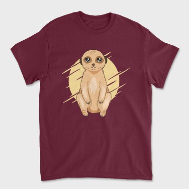 Cute Meerkat, Unisex Men's T-Shirt