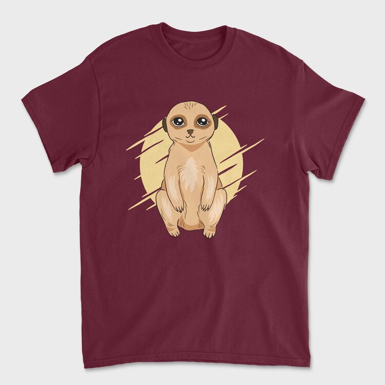 Cute Meerkat, Унисекс Мъжка Тениска