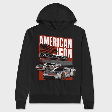Ford GT40 - American Icon, Унисекс Мъжко Суичър