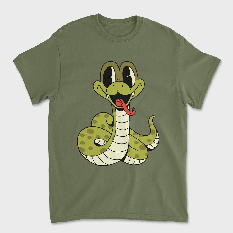 Snake Cute, Unisex Men's T-Shirt