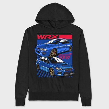 WRX STI 2, Unisex Men's Hoodie