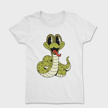 Women's T-Shirt, Snake Cute