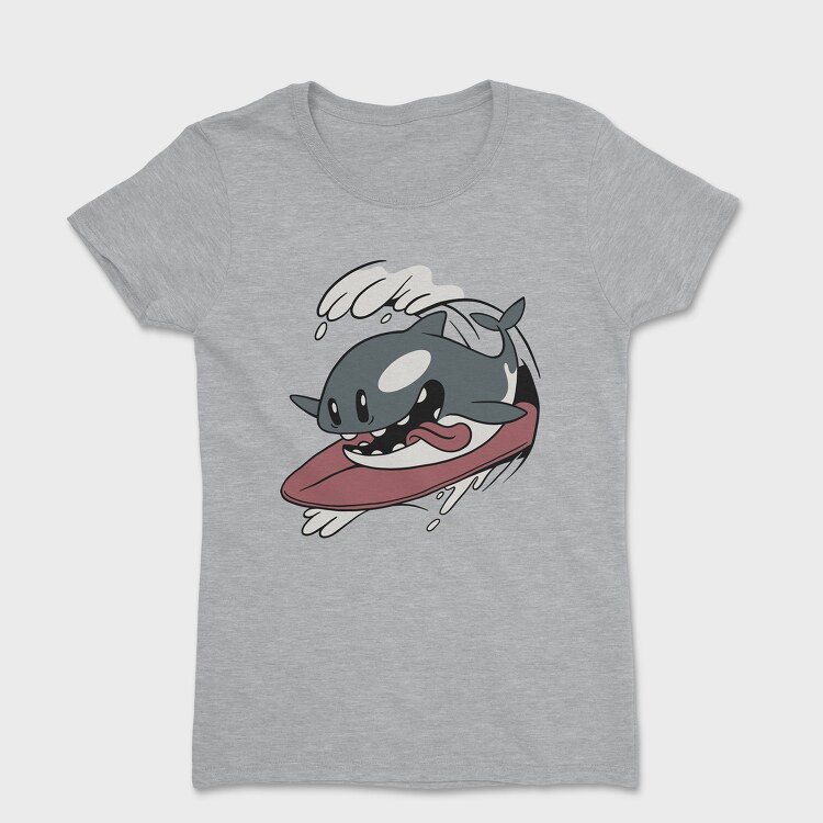 Surfing Orca, Women's T-Shirt