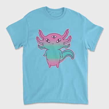 Cute Axolotl Pastel Goth, Unisex Men's T-Shirt